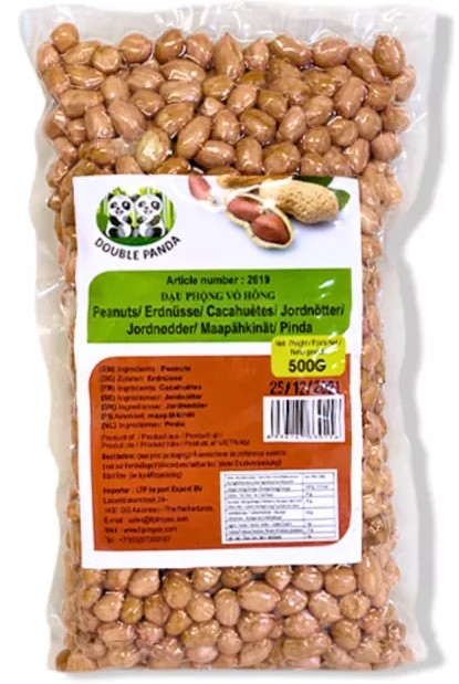 detail DOUBLE PANDA Sušené Arašídy Se Slupkou 500g