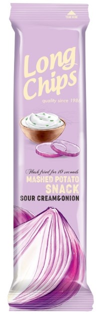 detail LONGCHIPS Bramborový Snack 75g Zakysaná Smetana A Cibule
