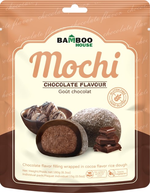 detail BAMBOO HOUSE Mochi Čokoládová Příchuť 180g