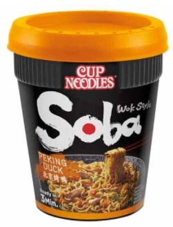 detail CUP NOODLES Soba Nudle S Příchutí Pekingské Kachny 87g