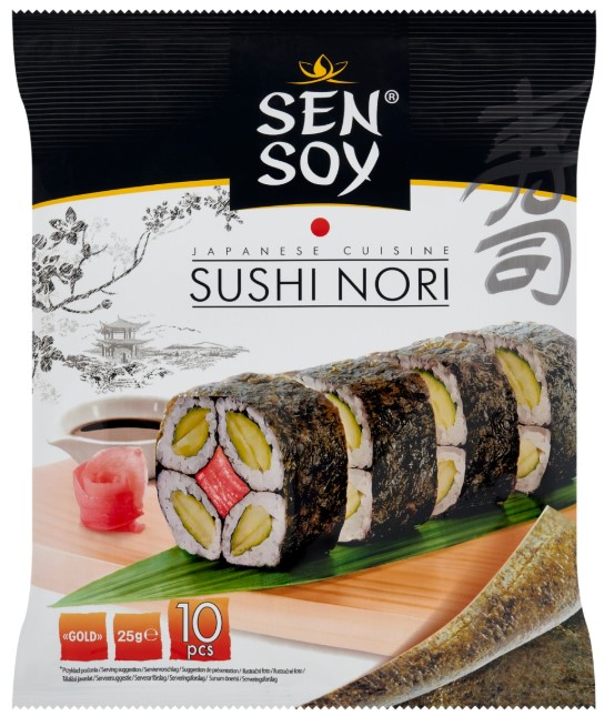 detail SENSOY Mořské Řasy 10 plátků 25g