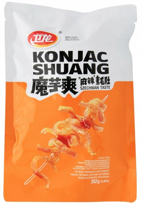 detail WEILONG Konjac Snack Shuang Sichuan 252g