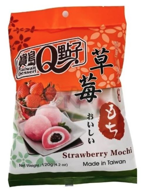 detail Q Mochi Rýžové Koláčky S Příchutí Jahody 120g