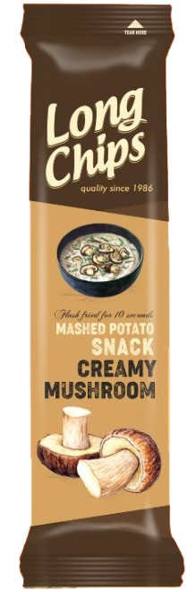 detail LONGCHIPS Bramborový Snack 75g Houby Na Smetaně