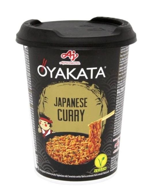 detail OYAKATA Instantní Ramen Nudle S Příchutí Japanese Curry (Kelímek) 62,5g