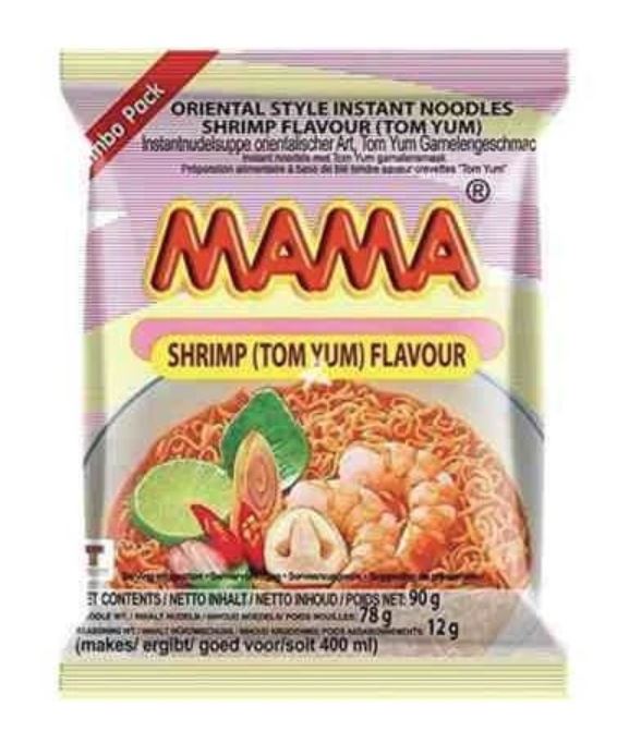 detail MAMA Instantní Nudle S Příchutí Tom Yum Krevet 55g