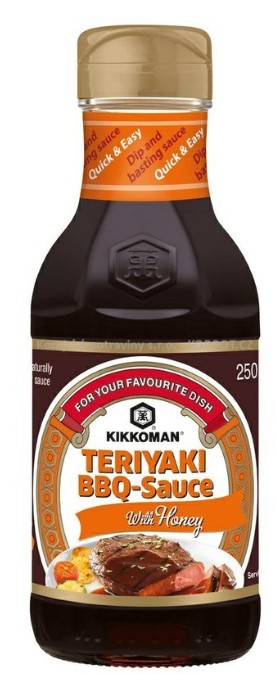 detail KIKKOMAN Teriyaki Omáčka BBQ S Medem 250ml