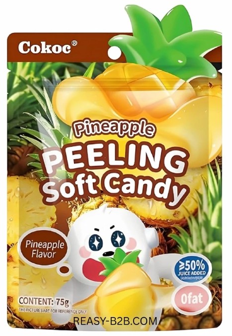 detail COKOC Peeling Soft Candy Ananas 75g