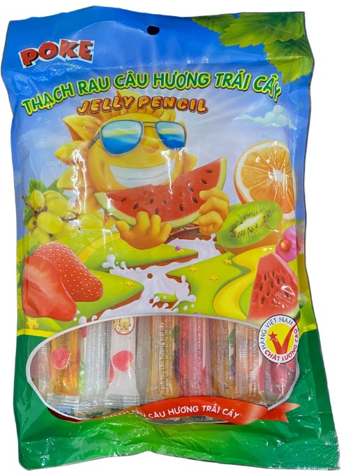 detail ABC Jelly Pencil Želé Trubičky 340g