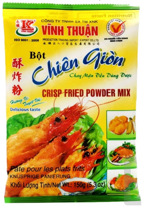 detail VINH THUAN Tempurová Mouka (Bot Chien Gion) 150g