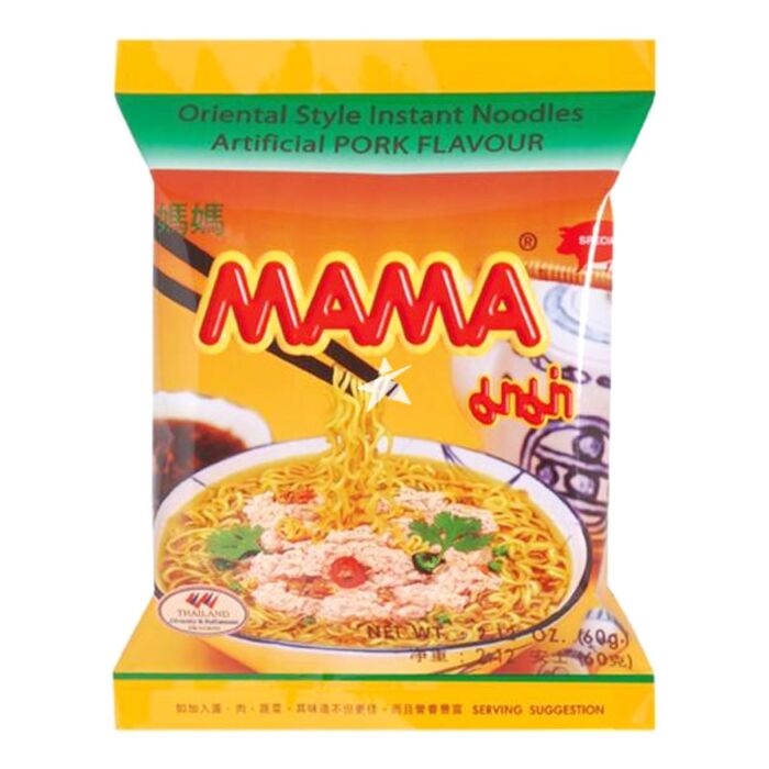 detail MAMA instantní nudle vepřové 60g