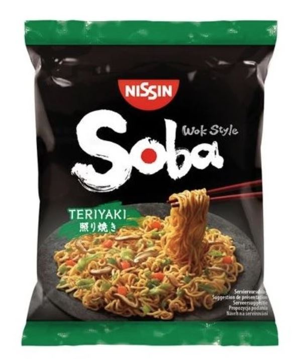 detail NISSIN Instantní Soba Nudle S Příchutí Teriyaki 110g