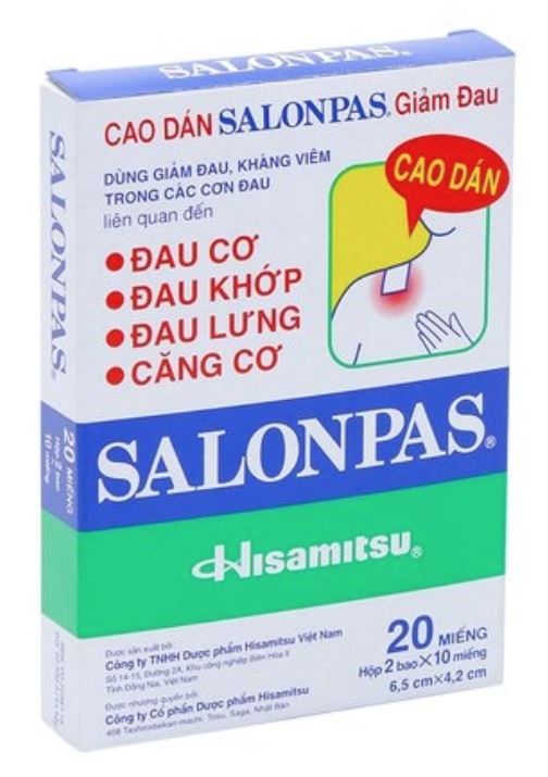 detail VN Salonpas 1 balení