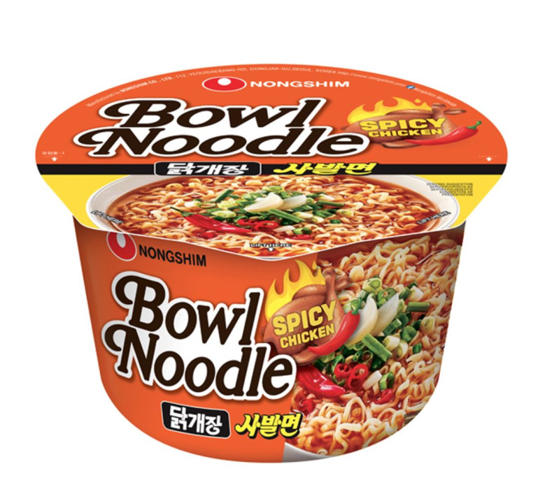 detail NONGSHIM Instantní Nudle Hot a Chicken Bowl 100g