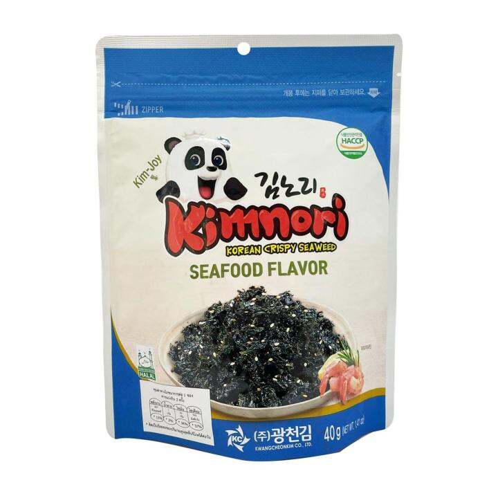 detail KWANGCHUN Kimnori Drcené Řasy S Příchutí Mořské Plody 40g
