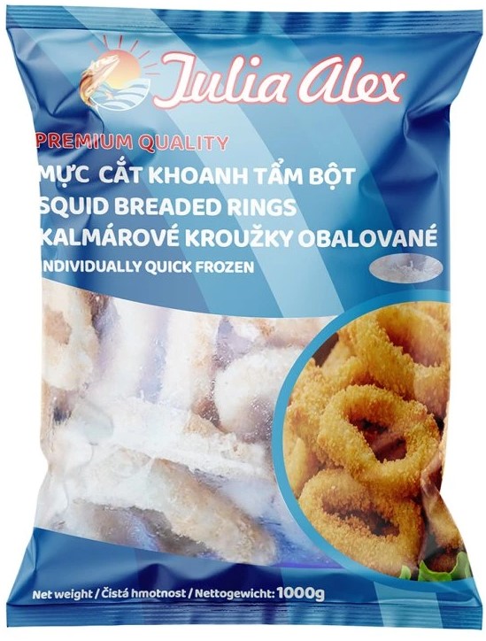 detail JULIA ALEX Kalamárové Kroužky V Těstíčku 1kg