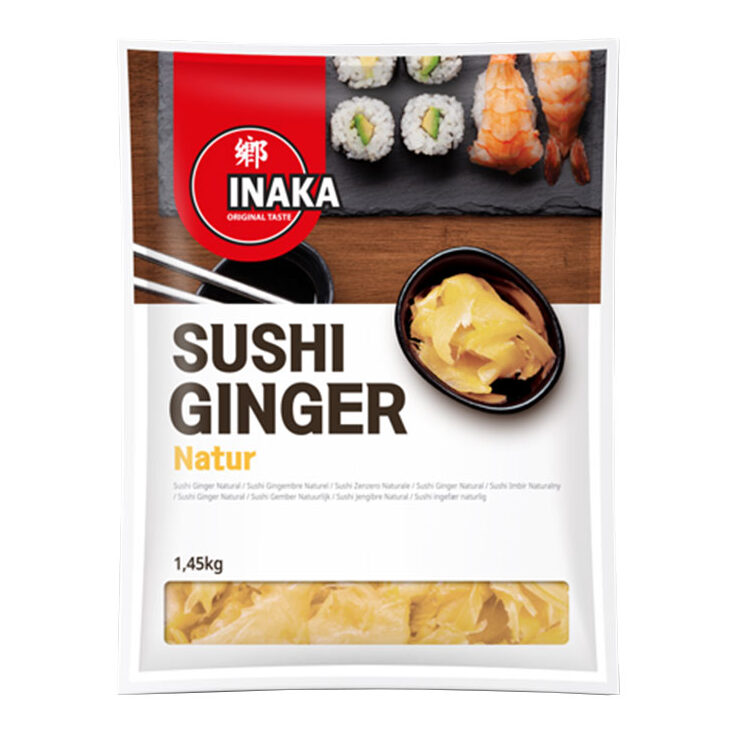 detail INAKA Bílý Zázvor Na Sushi 120g