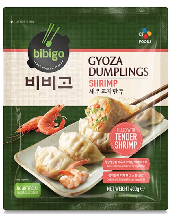 detail BIBIGO Gyoza Dumpling S Krevety A Zeleninou 400g