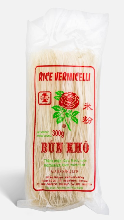 detail GIA BAO Rýžové Nudle 1mm 300g