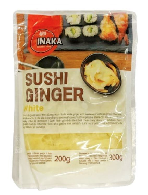 detail INAKA Nakládaný Zázvor Bílý 300g