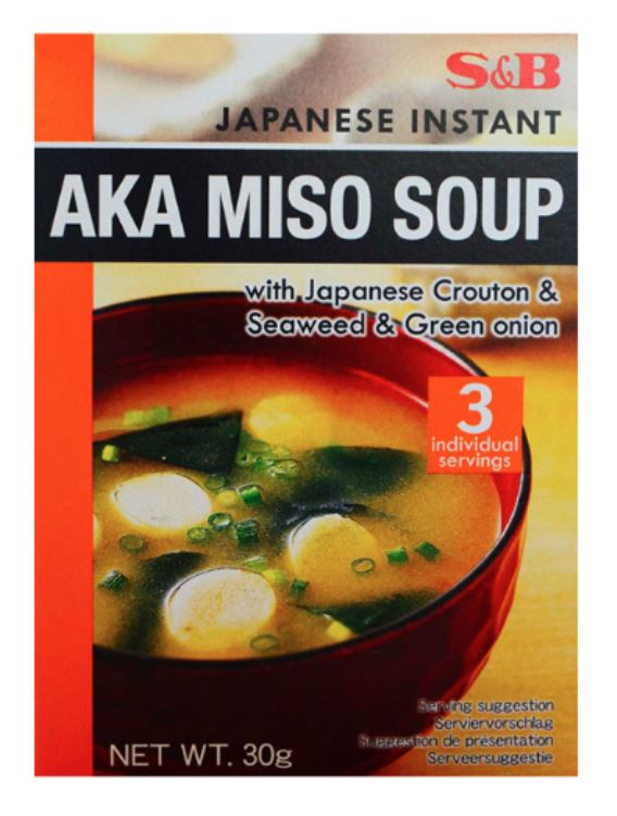 detail S&B AKA Inst. Miso Polévka Mix 30g