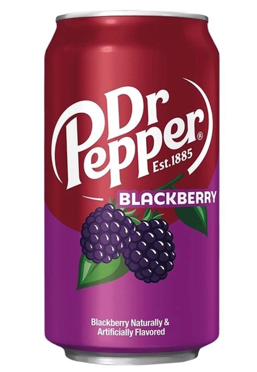 detail Dr. Pepper Blackberry 355ml USA