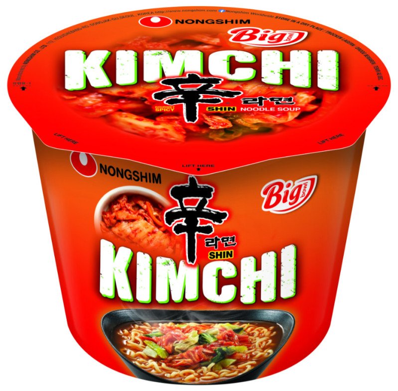 detail NONGSHIM KIMCHI Instantní Nudle Big Bowl 112g