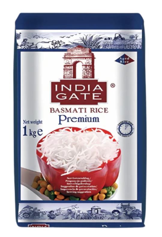 detail INDIA GATE Premium Basmati Rýže 1kg