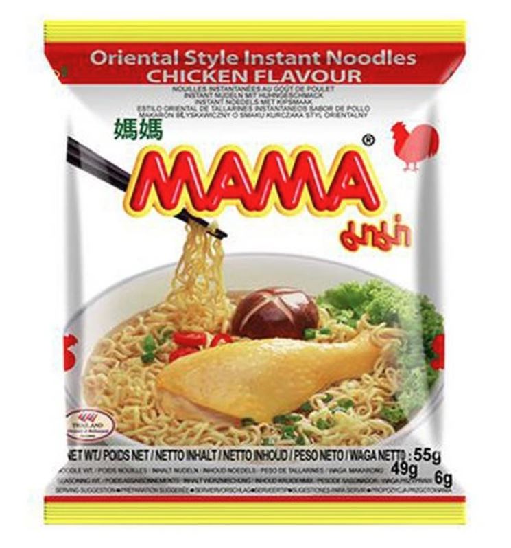 detail MAMA Instantní Nudle S Příchutí Kuřecí 55g