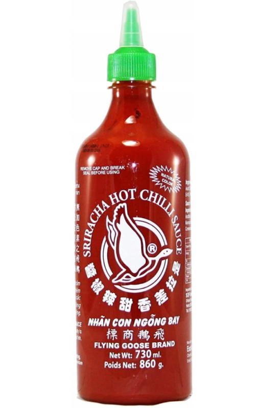 detail FLYING GOOSE Srirracha Omáčka Palivá 730ml