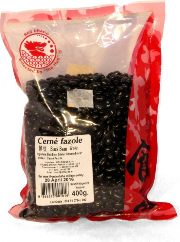 detail DRAGON Černá Fazole 400g
