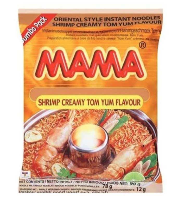 detail MAMA Instantní Nudle S Příchutí Kremové Krevety TomYum 55g