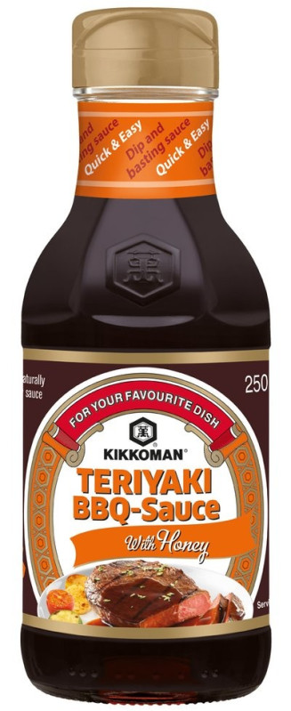 detail KIKKOMAN Teriyaki Omáčka BBQ S Medem 250ml