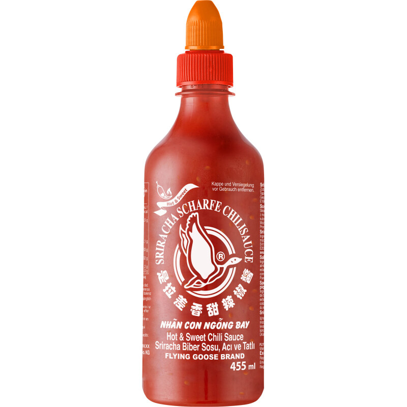 detail FLYING GOOSE Sriracha Jemně Pálivá A Sladká 455 ml