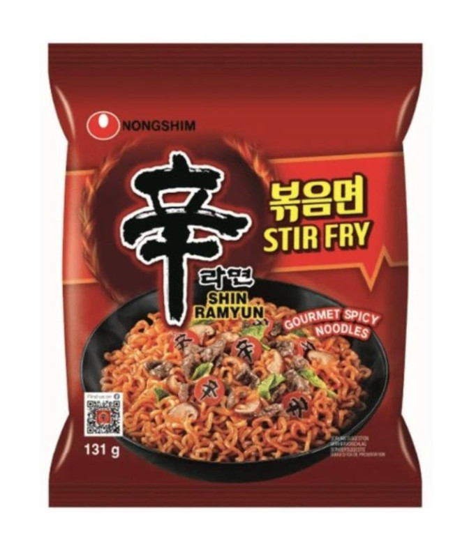 detail NONGSHIM STIR-FRY Instantní Ramyun Nudle 131g