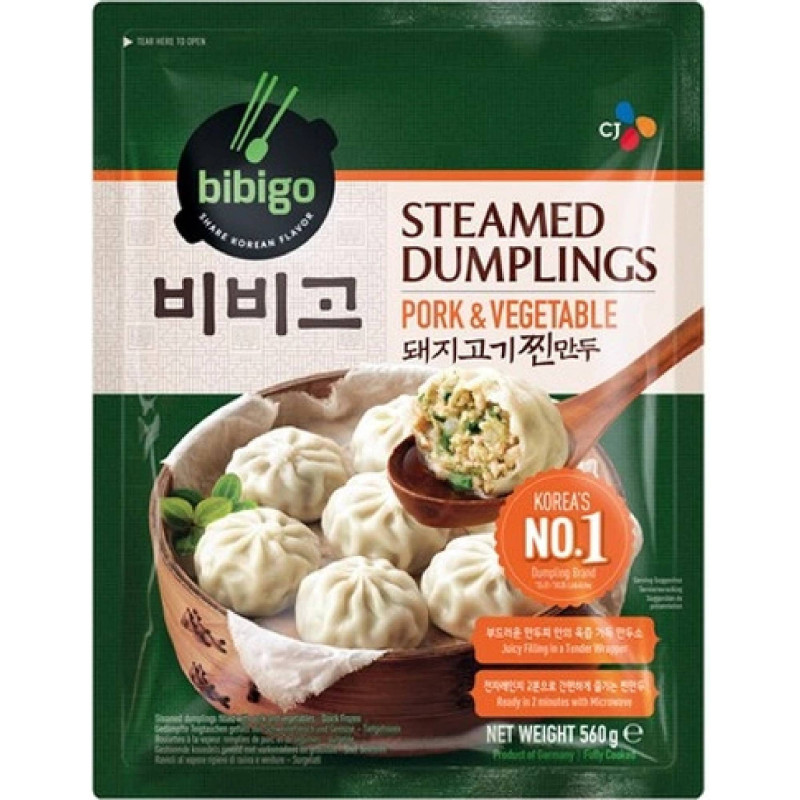 detail BIBIGO Dumpling S Vepřovém Masem a Zeleninou 560g