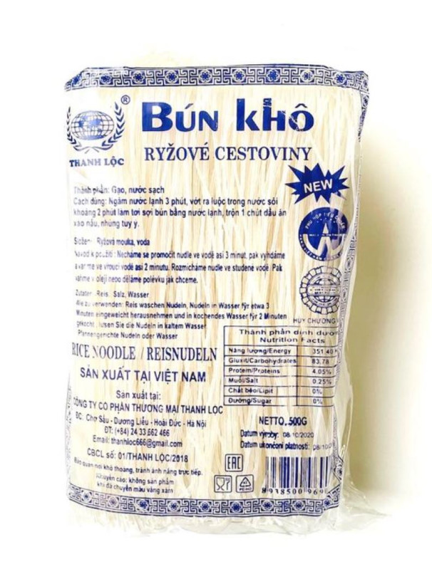 detail THANH LOC Ryžové Nudle 500g