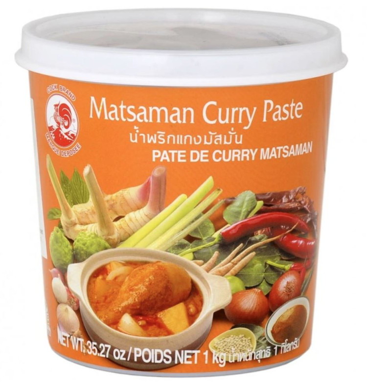 detail COCK Kari Pasta Massaman Oranžová 400g