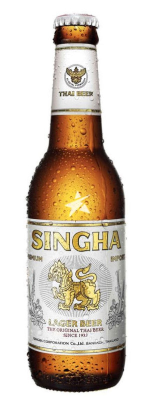 detail SINGHA Thaiské Pivo 330ml