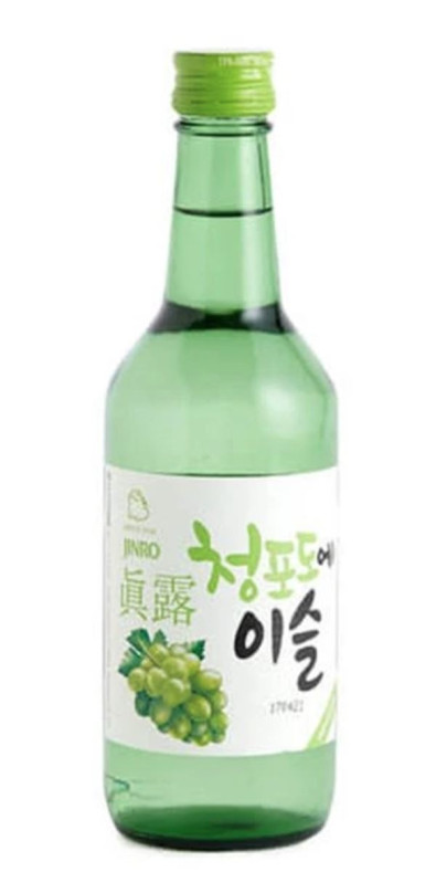 detail JINRO Soju S Příchutí Zeleného Hrozna 350ml
