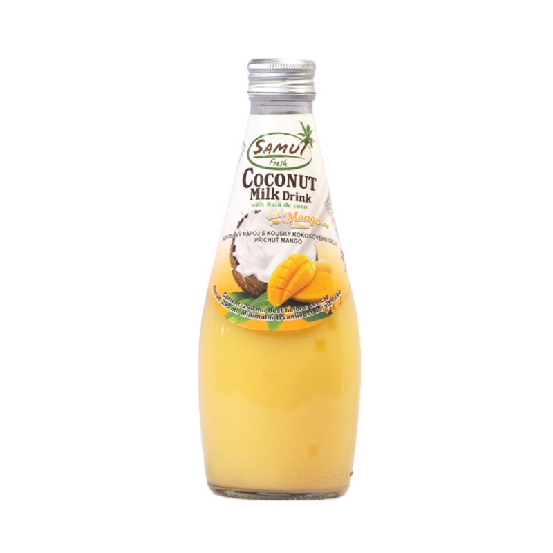 detail SAMUI mléčné kokosové nápoje s příchutí mango 290ml