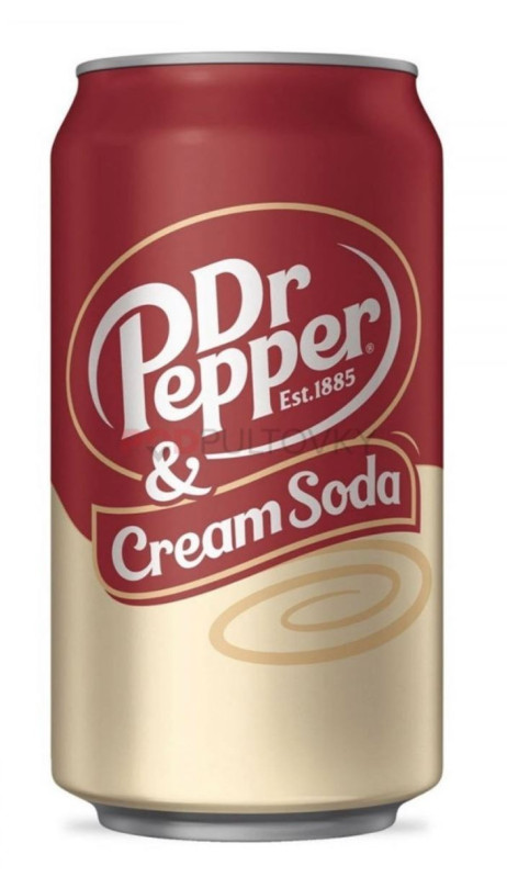 detail DR. PEPPER Cream Soda USA 355ml