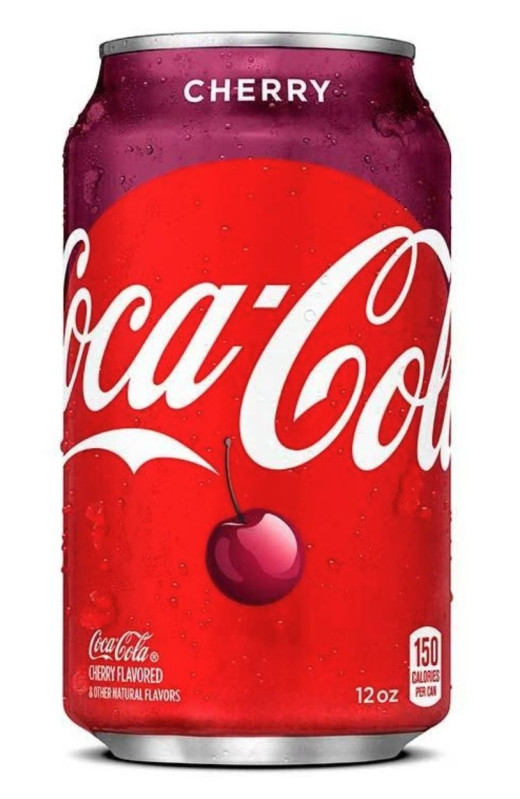 detail COCA COLA 355ml Cherry USA