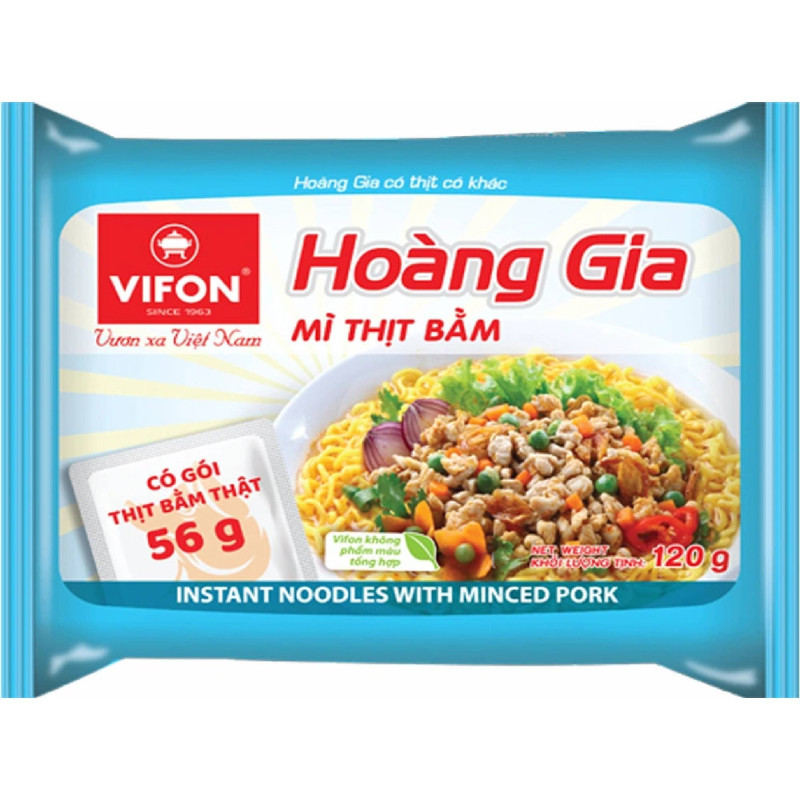detail VIFON Hoang Gia Instantní Nudle Mleté Maso 120g