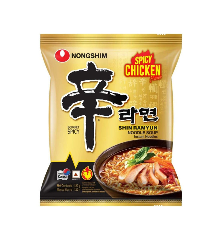 detail NONGSHIM Nudle Shin Ramyum Kuřecí Pálivé 120g
