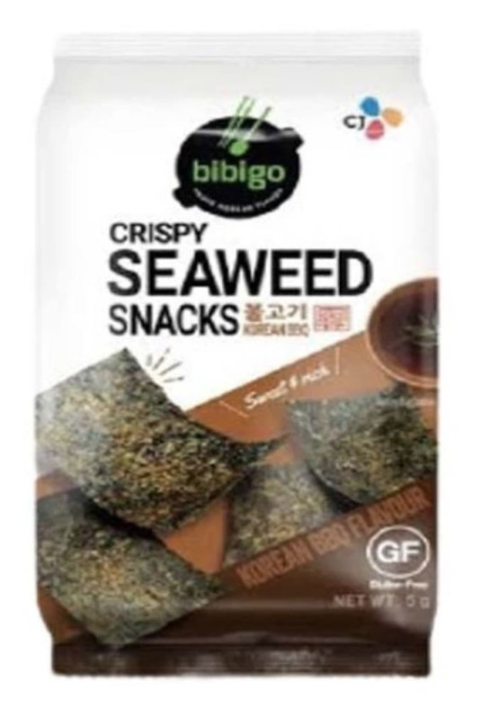 detail BIBIGO Snack Mořské Řasy Korea BBQ 5g