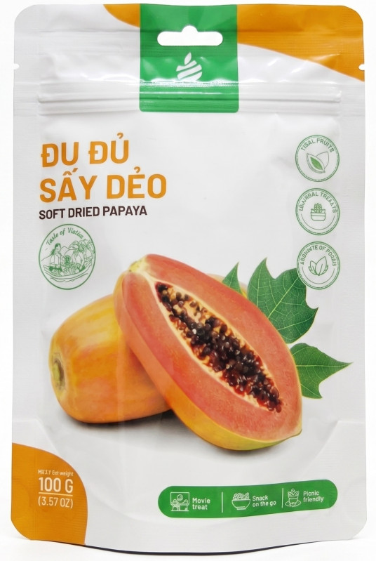 detail NLF Sušený Papája 100g
