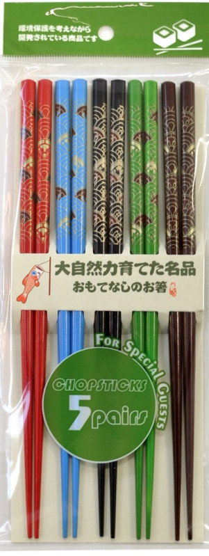 detail Japonské Hůlky 5 barev