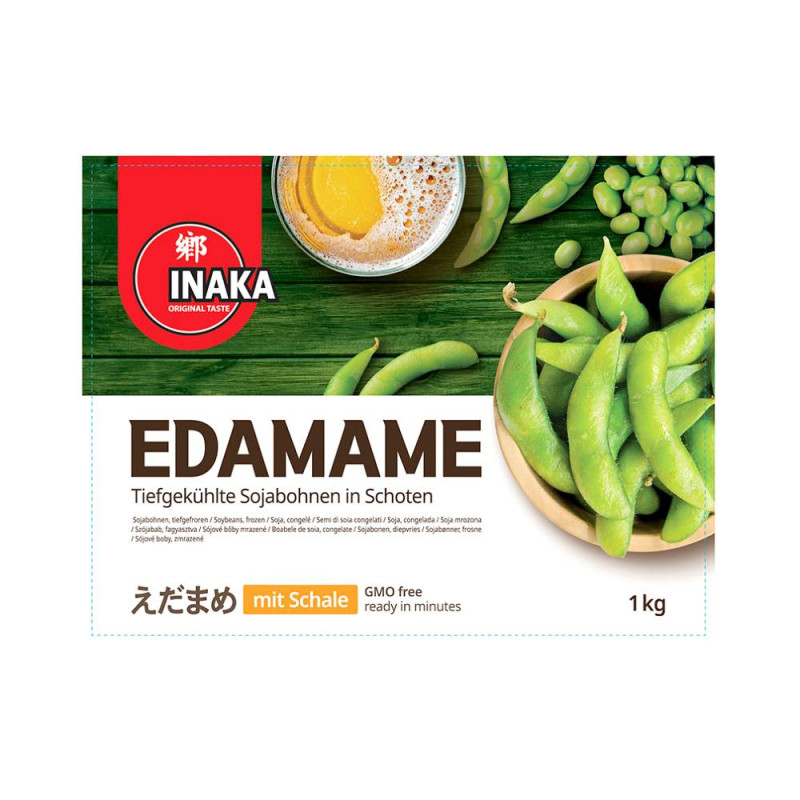 detail INAKA Edamame Ve Skořápce 1kg