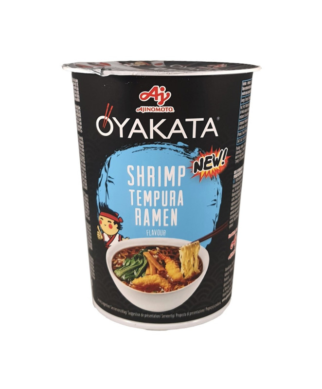 detail OYAKATA Instantní Ramen Nudle S Příchutí Shrimp Tempura (Kelímek) 61g